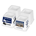 Furniture Risers – White, 3-Inch, Non-Slip