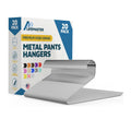 Metal Pants Hangers – White, Non-Slip