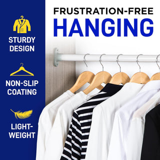 LifeMaster Solid Maple Wood Hangers