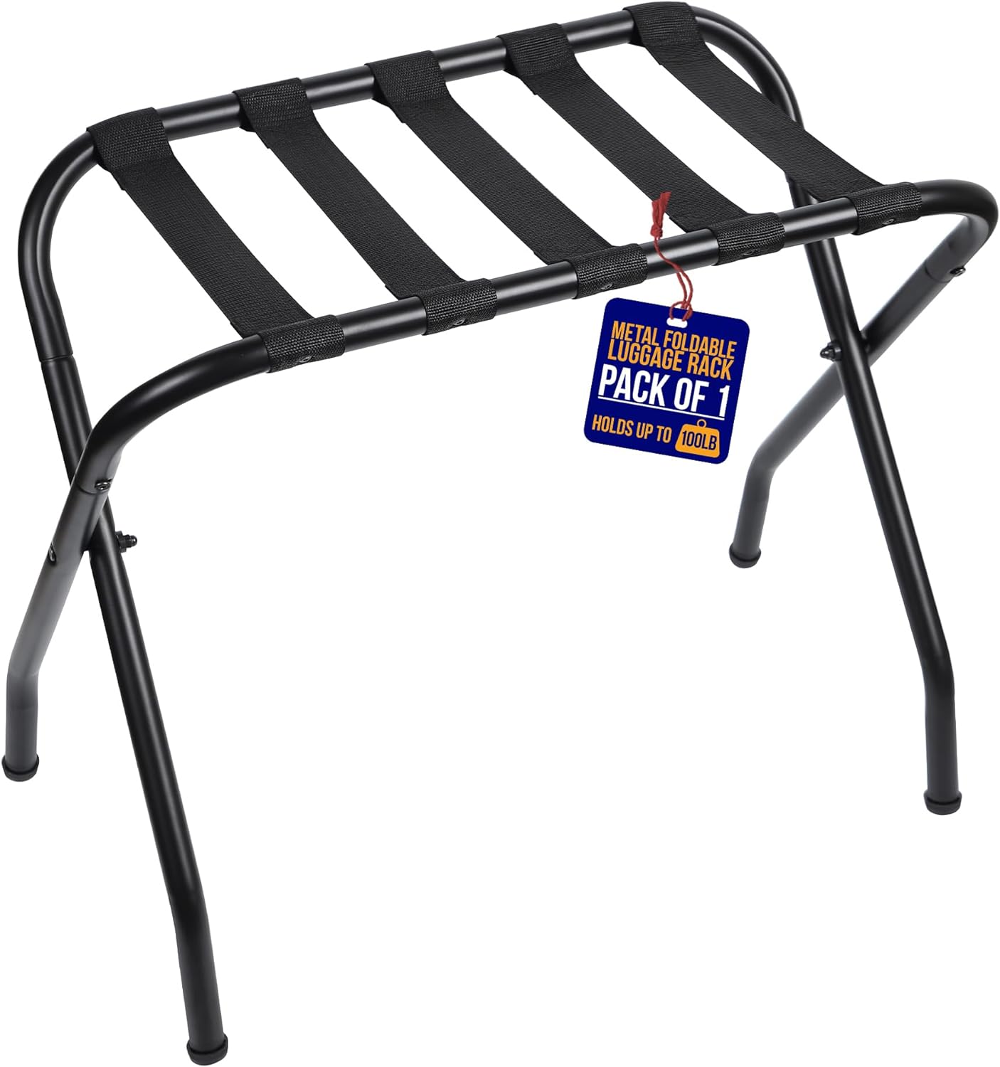 Foldable Steel Luggage Rack – 100 lbs.Capacity – Life Master