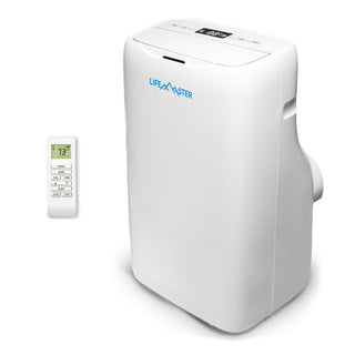 LifeMaster 14,000 BTU 550 Sq.Ft, Room Air Conditioner with Digital Remote,3-in-1 Portable AC Unit with with Installation Kit for Home/Office/Dorms, White